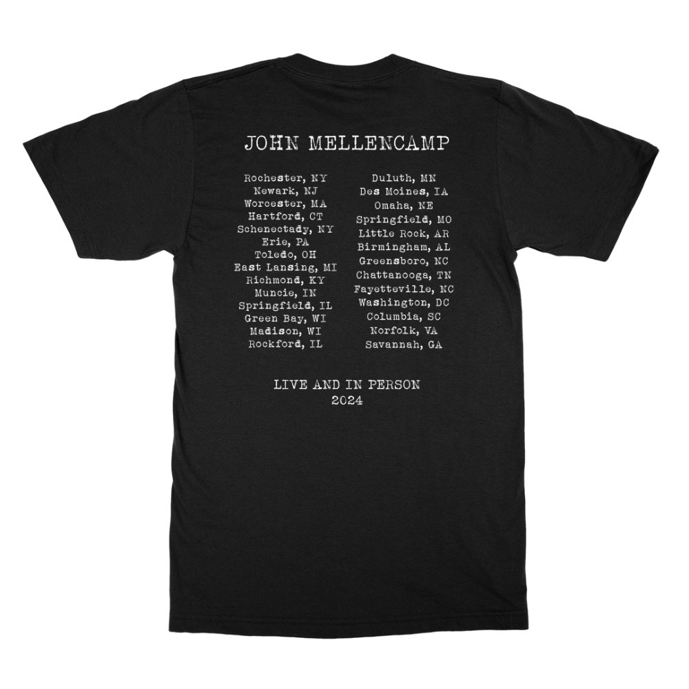 Live And In Person 2024 T-Shirt Back